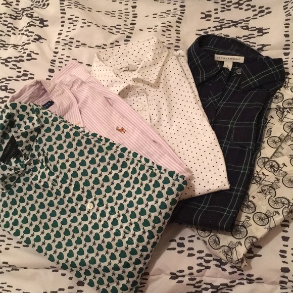 J. Crew Tops - preppy button up L/S shirt bundle